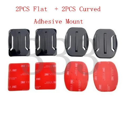 2 шт. плоские клейкие крепления для Gopro Hero 6 5 3 + 4|kit david|kit cross-stitchadhesive kit |