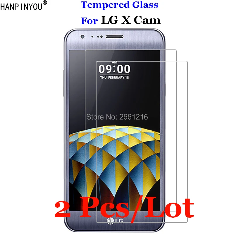 2 шт./партия для LG X Cam закаленное стекло 9H 2.5D Премиум Защитная пленка экрана XCam K580 5