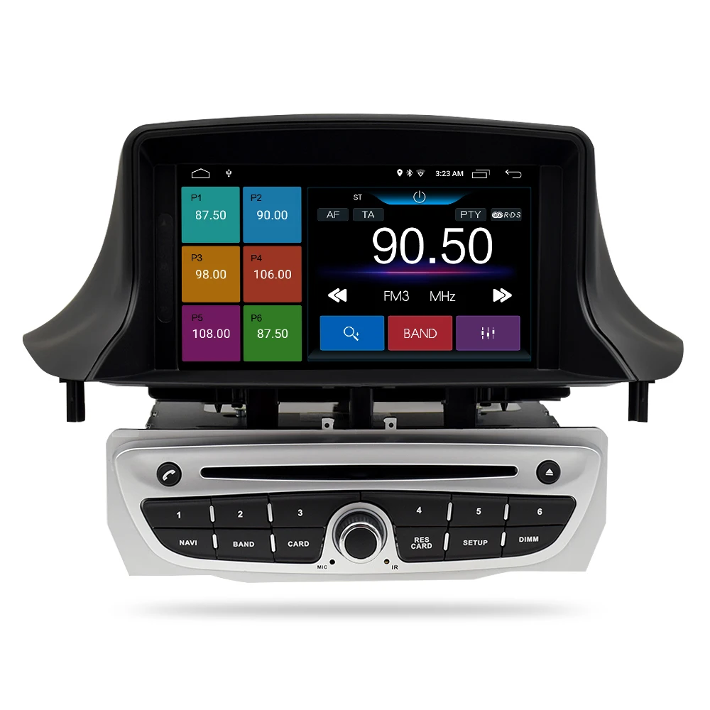 Автомобильный DVD мультимедийный плеер IPS Android 9 1 для Renault Megane 3 2009 2010 2011 2012 Fluence 2 Din GPS