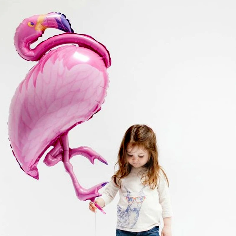 День рождения воздушный шар Фламинго фольги круглый конфетти шары украшение для