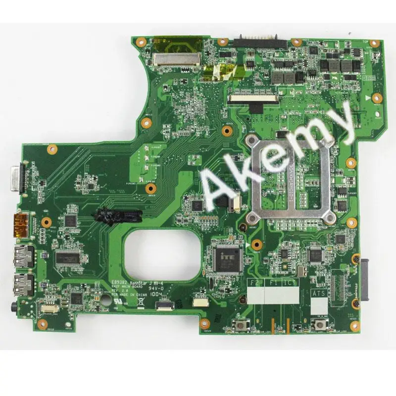 AK REV: 3 0 HM55 rPGA 989 USB2.0 DDR3 для For Asus A42F P42F K42F материнская плата 100% тест | Компьютеры и