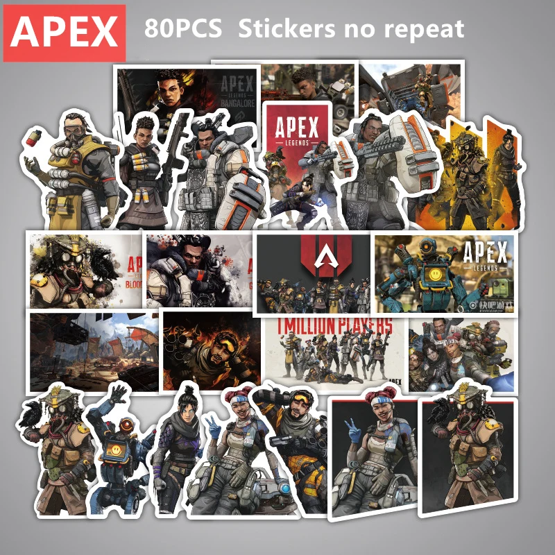 80 шт./лот APEX водонепроницаемые маслонепроницаемые наклейки для компьютера