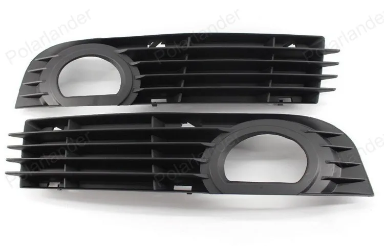 Для Audi A8 S8 QUATTRO D3 2006 2007 2008 одна пара защитный передний левый+ правый бампера противотуманные фары решетка фары чехлы
