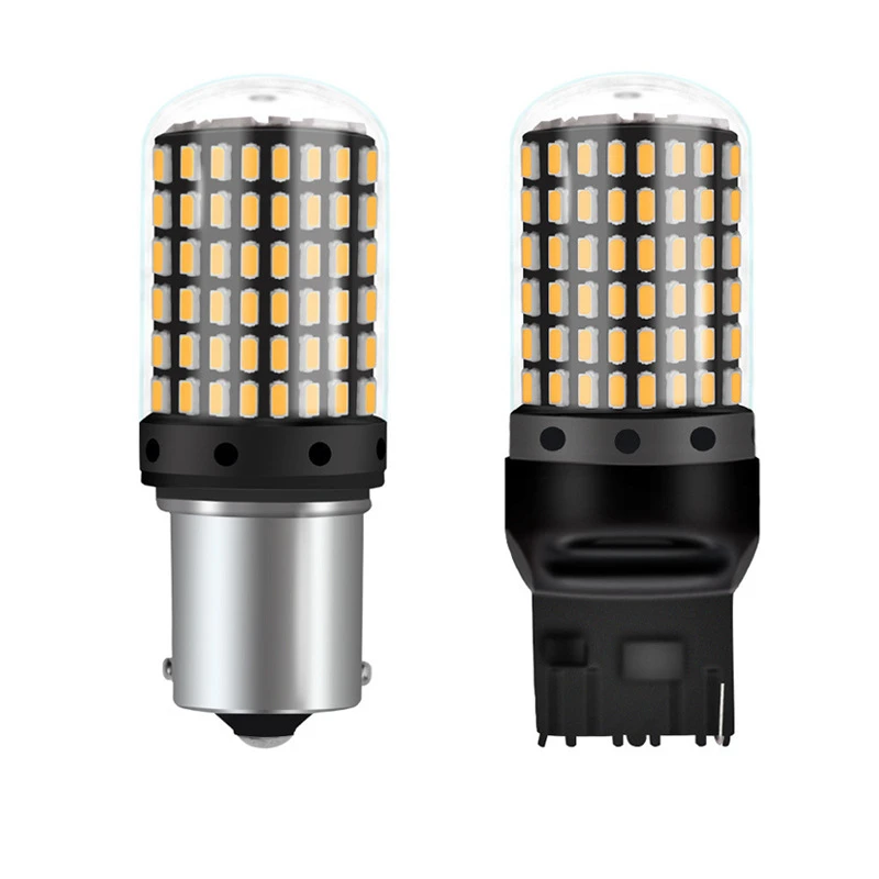 CZPVQ 1 шт. 1156 T20 7440 светодиодный лампы BA15S P21W PY21W 3014 144SMD светодиодный Автомобильный задний фонарь стоп-сигнал Canbus без ошибок авто лампа 12 В