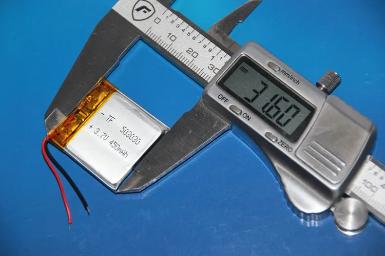 Литий ионный аккумулятор 3 7 503030 в 450 мА · ч|polymer lithium battery|3.7v polymer3.7v polymer battery |