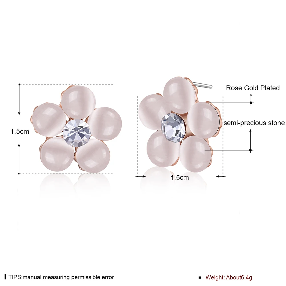 2017 Лидер продаж красивые роскошные розовое золото Цвет цветы Никель Бесплатная