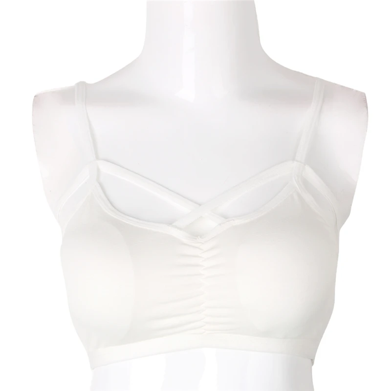 

Women Summer Bra Cut Out Underwear Crop Top Lassock Pubertas Girls Strappy Halter Top