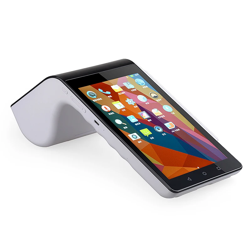 Точка продажи Android терминал с 58 мм Термопринтер NFC 2D сканер PT 7003|thermal printer|58mm thermal