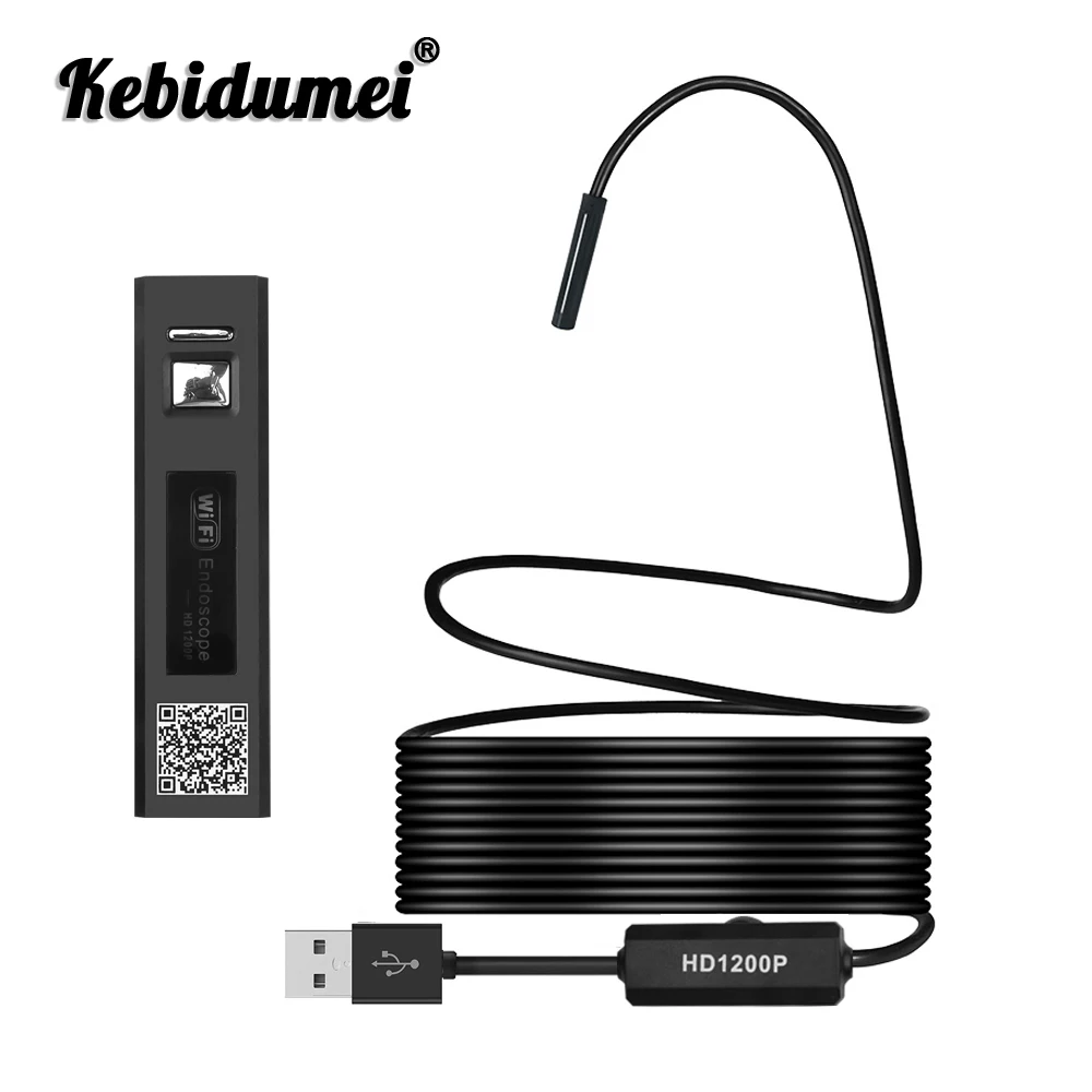 Камера Эндоскоп Kebidumei 1200P USB 8 мм|Камеры видеонаблюдения| |