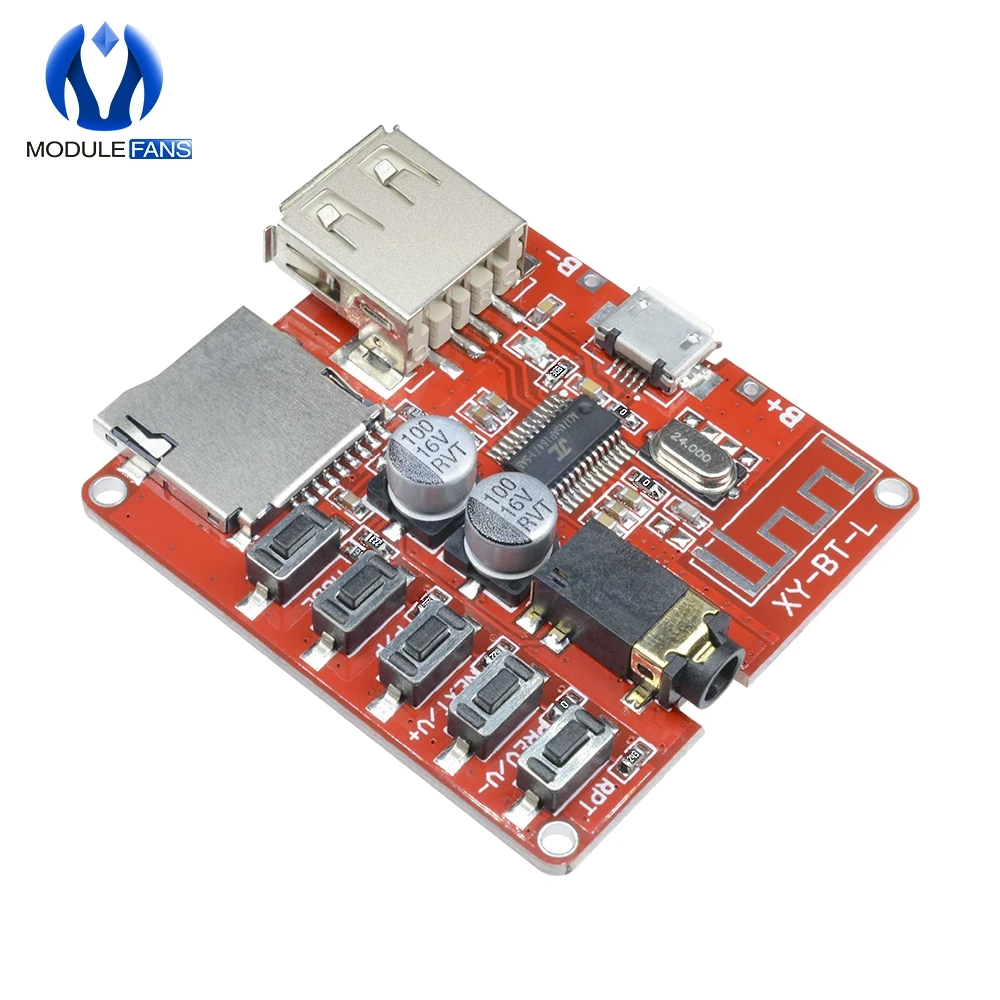 Беспроводной мини декодер Bluetooth BLE 4 1 MP3 печатная плата модуль декодирования без