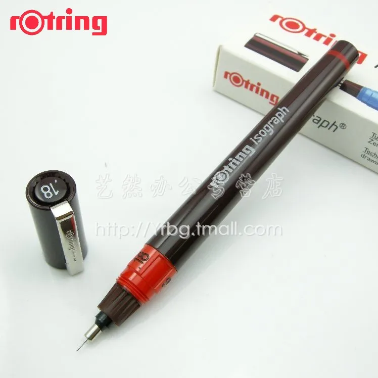 

Ручка для рисования Rotring с красным кольцом, игла, стилус 0,1-0,18 мм