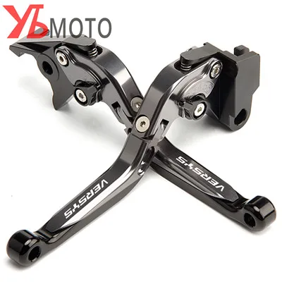 Titanium-Black CNC Алюминий зеленые аксессуары мотоцикл Рычаги Тормозная система сцепления для Kawasaki VERSYS1000 VERSYS650 VERSYS 650 1000 - Цвет: Titanium-Black