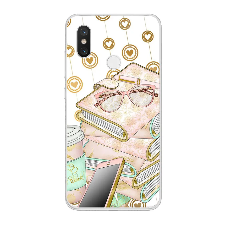 ciciber Cover For Xiaomi MIX MAX 3 2 1 S Pro MI A2 A1 9 8 6 5 X 5C 5S Plus Lite SE Pocophone F1 Phone Case TPU Cute Fashion Girl |