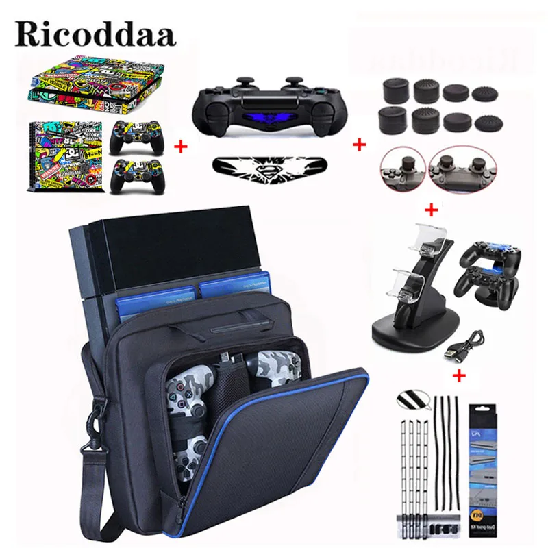 Large Travel Storage Carry Bag For PS4/Slim Protective Shoulder Bag Handbag Console For Sony Playstion 4 Console Game Sytem Bag