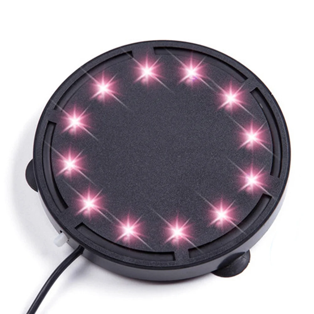 Underwater Submersible Round LED Air Bubble Light Aquarium Fish Tank Decor Lamp New | Дом и сад
