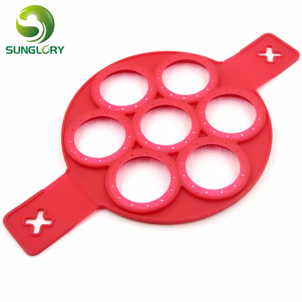 Для идеальных блинов яичное кольцо хлебная выпечка 7 полости антипригарный