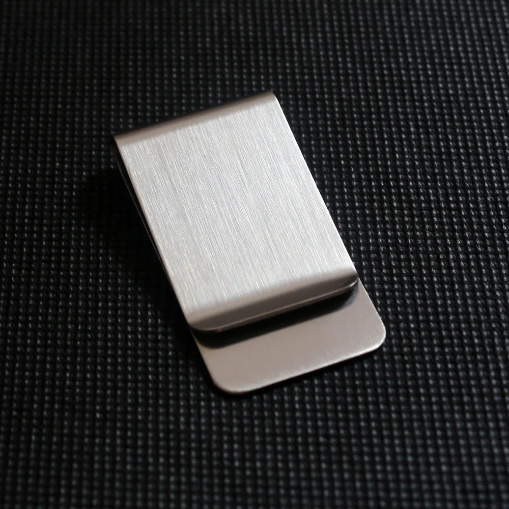 50x25x0.75mm 2 шт. Meetee металлический зажим для денег из нержавеющей стали зажим для ремня кожаный держатель для ноутбука пружинный кобура пряжки-Крючки Аксессуары - Цвет: 50x25x0.75mm