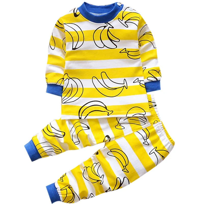 Children's pajamas winter suit for the girl boy clothes infant baby tracksuit sleeping wear toddler home 1 2 3 years |