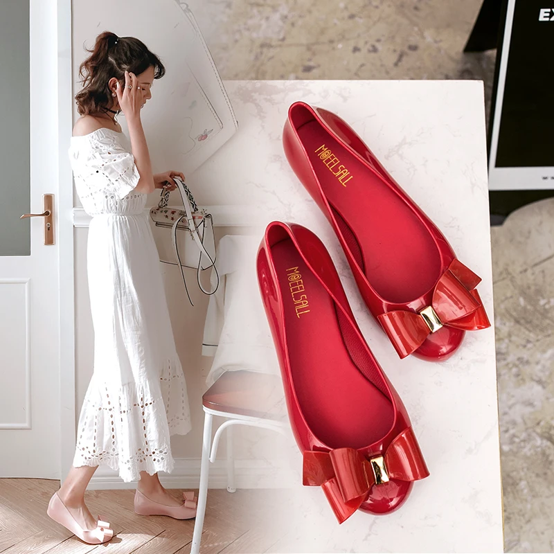 Сандалии женские с бантом бабочкой босоножки карамельных цветов