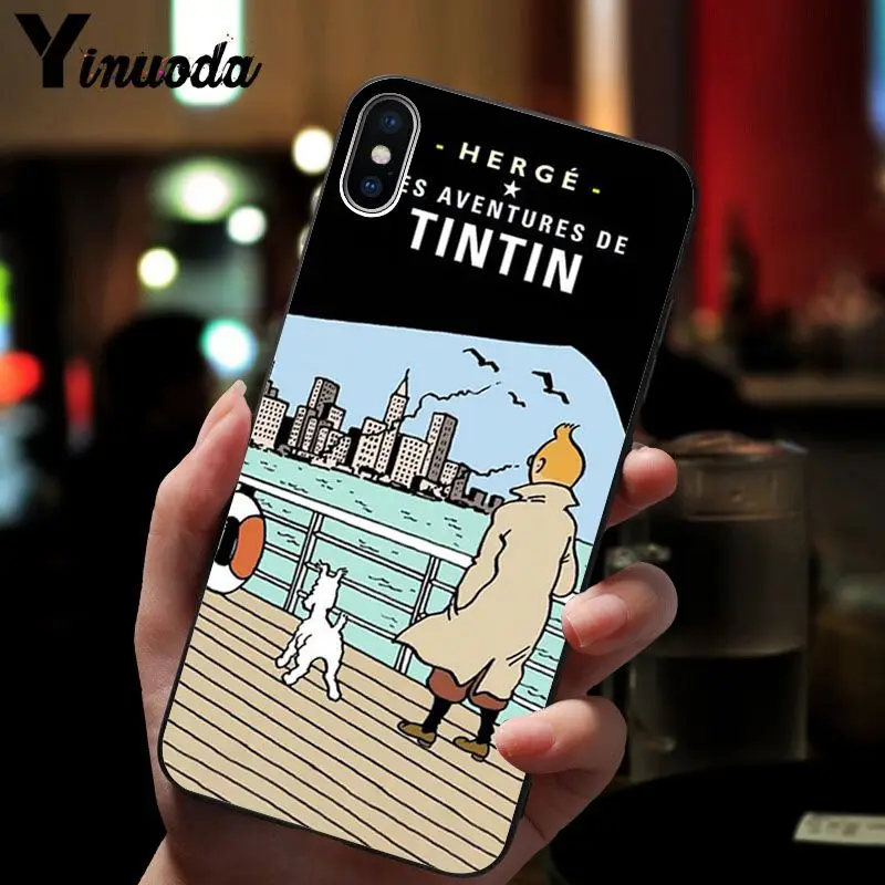 A16 Yinuoda «Приключения Тинтина» Новинка чехол для телефона Fundas чехол для Apple iPhone 8 7 6 6S Plus X XS MAX 5 5S SE XR чехол - Цвет: A16
