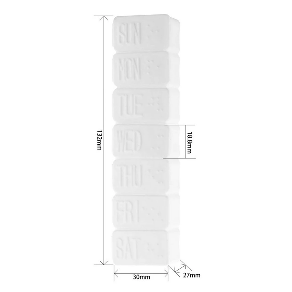 

7 Day Tablet Pill Box Holder Weekly Medicine Storage Organizer Container Case