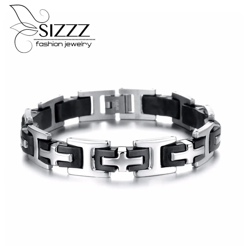 Браслет и браслеты из нержавеющей стали длина 21 см ширина 12 мм|stainless jewelry|steel bracelet