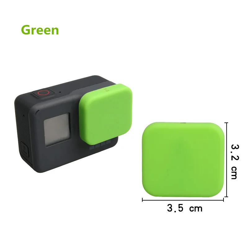 Action Camera Lens Silicone Cover for GoPro Hero 5 6 Protective Cap For Go Pro Accessories Black Edtion | Электроника