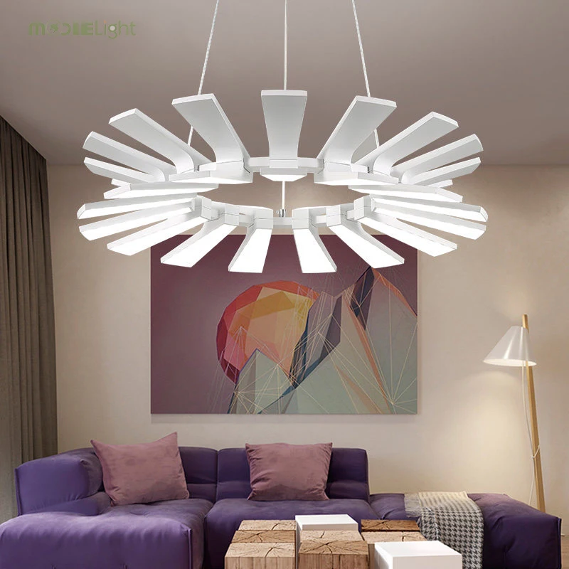 Креативные подвесные светильники Led современные для столовой акриловая