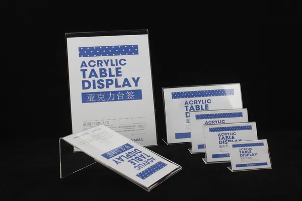 Толщина 2 мм акрил 102*152 пластиковая вывеска рекламная бумага держатель для карт