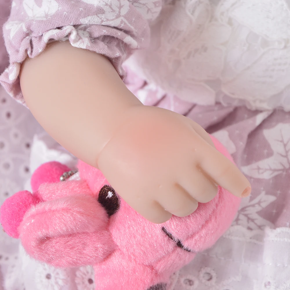 Reborn pretty girl baby dolls 40 см мягкая ткань тела силиконовые куклы-Новорожденные лучший детский подарок bebes reborn bonecas menina