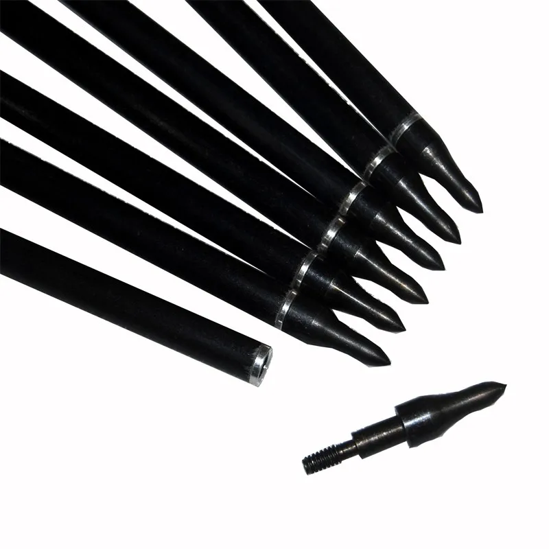 6 шт. Новый стекловолокна стрелы изогнутый и блочного Лука Охота стрельба из лука