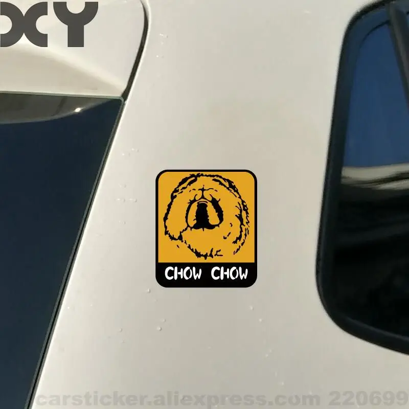 Chow мотоциклетные наклейки и милая светоотражающая лента водонепроницаемые для