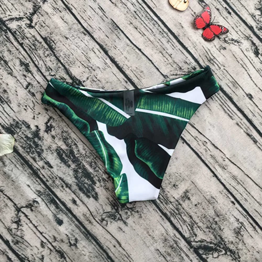 Женский комплект бикини для беременных сексуальный купальник с листочками и