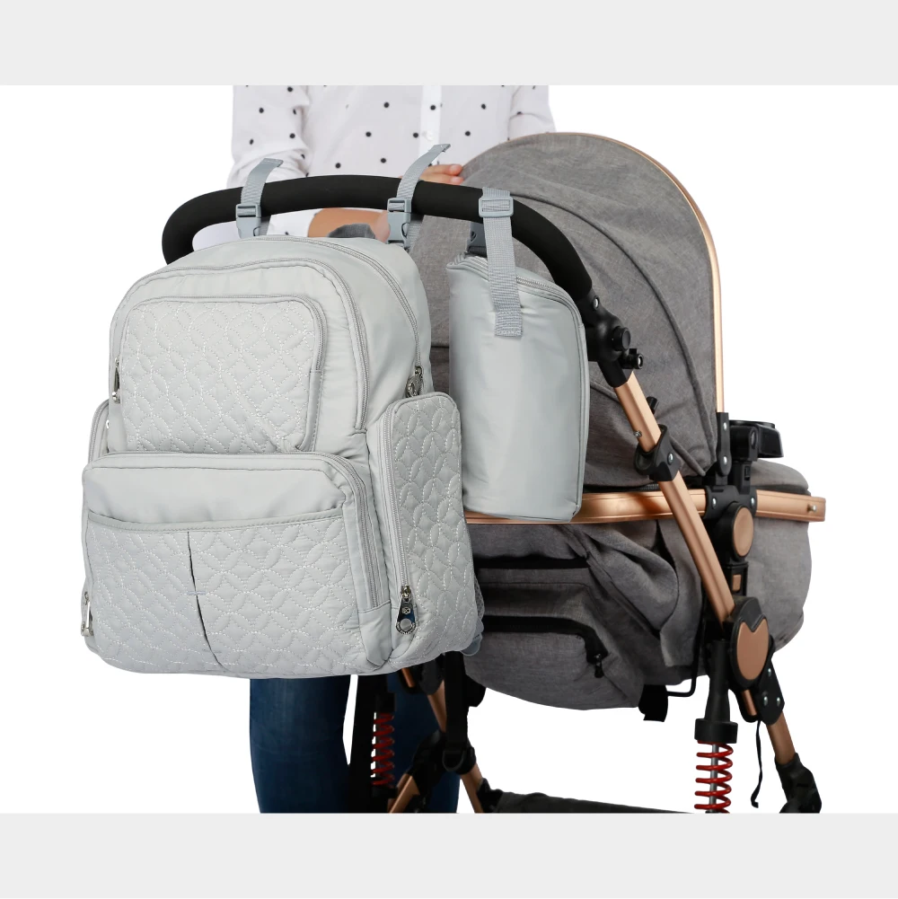 Новая детская сумка рюкзак стильные сумки для подгузников стеганые узоры мам на