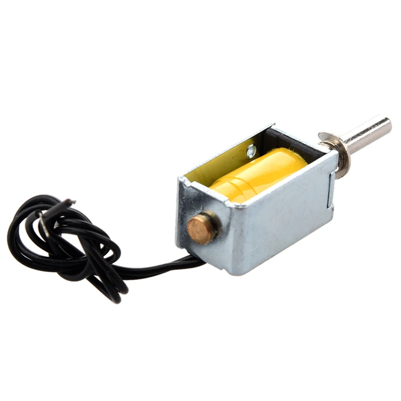 Постоянный ток 4 5 В 40 г/2 мм открытая рама привод толкатель Электромагнитный