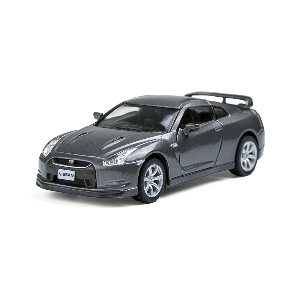GTR R35 1/36 2 открыть двери сплава Модель автомобиля спортивный автомобиль литья под