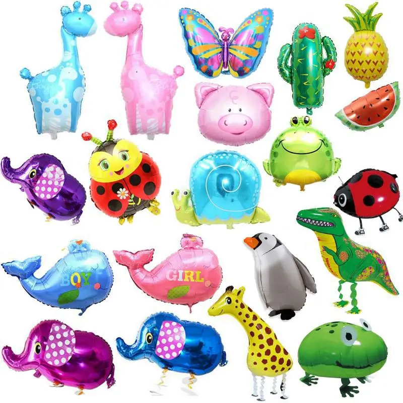 Hoomall алюминиевые воздушные шары Мультяшные животные воздушный шар детский душ