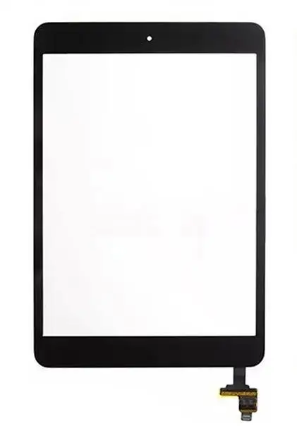 Черный Новинка 7,9 ''дюймовый дигитайзер сенсорная панель для ipad mini 2 retina с IC разъемом+ кнопка Home Flex Tablet PC защита - Цвет: Черный