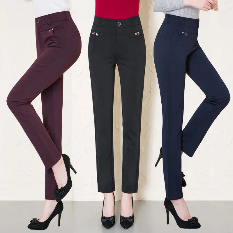 2020 женские зимние теплые штаны с высокой талией мужской жилет прямые брюки