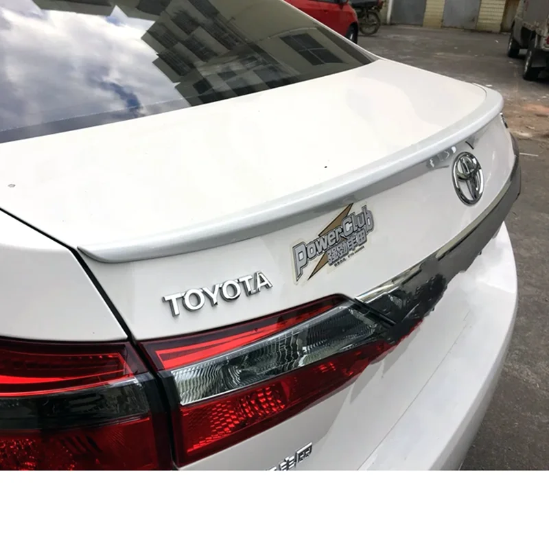 3 стиля для toyota Corolla задний спойлер багажника высокого качества ABS материал декоративный Ландшафтный спойлер