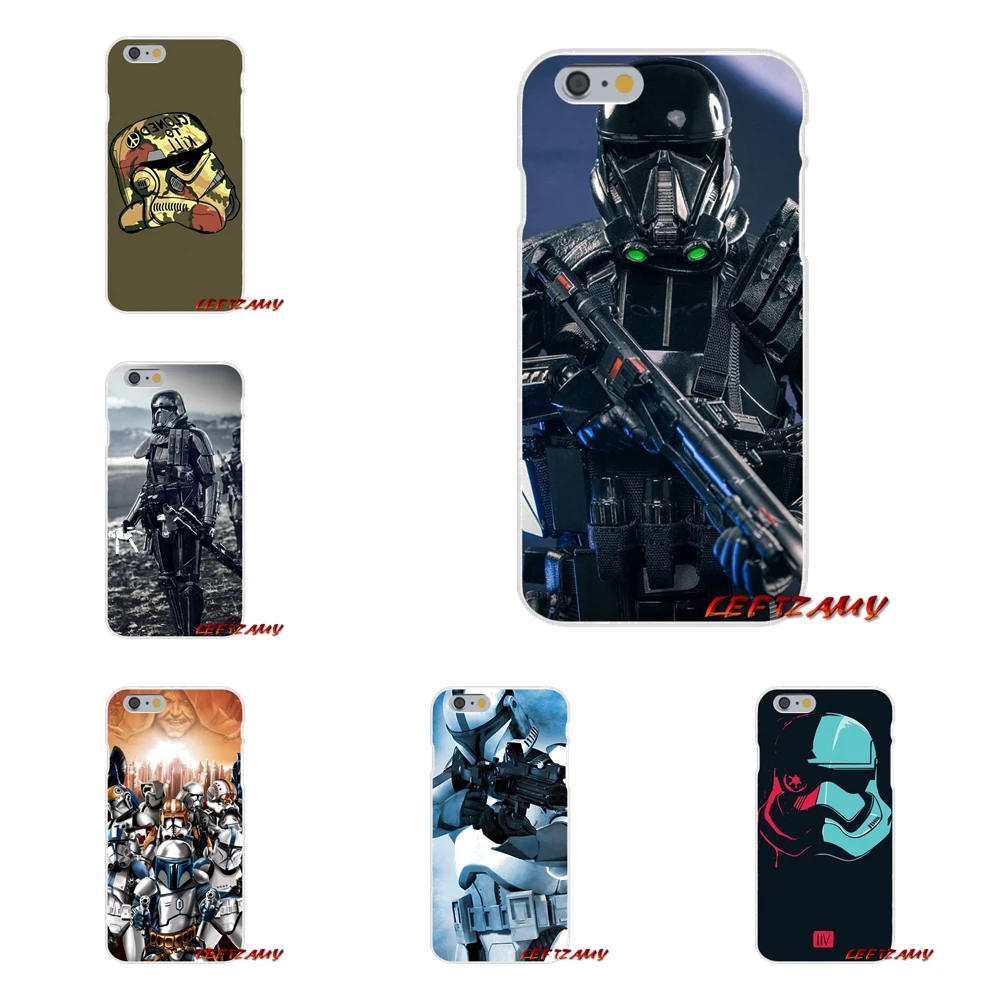 Для iPhone X XR XS MAX 4 4S 5 5S 5C SE 6 6S 7 8 Plus Звездные войны Troopers аксессуары чехлы для