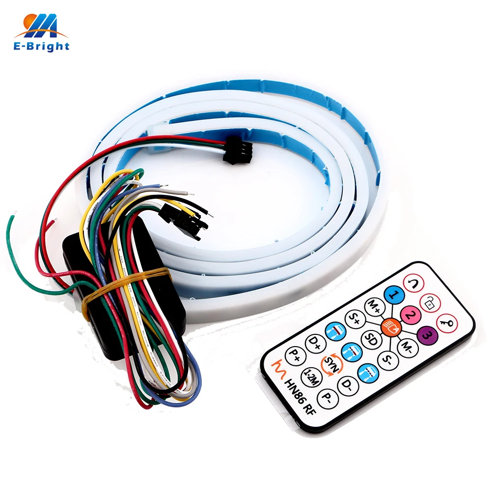 1 комплект автомобильный динамический поворотник YM E Bright 120 см 12 В|led warning|warning lightled