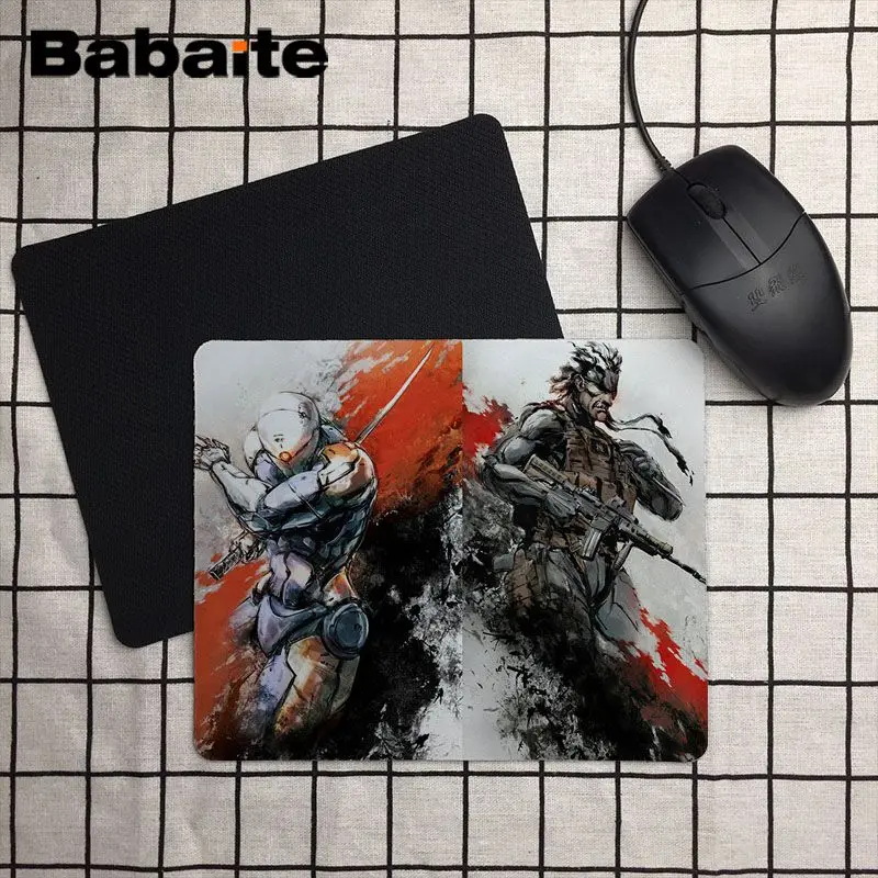 Babaite 2018 New Metal Gear Solid Large Mouse pad PC Computer mat Size for 180*220*2mm and 250*290*2mm Mousepad | Компьютеры и офис