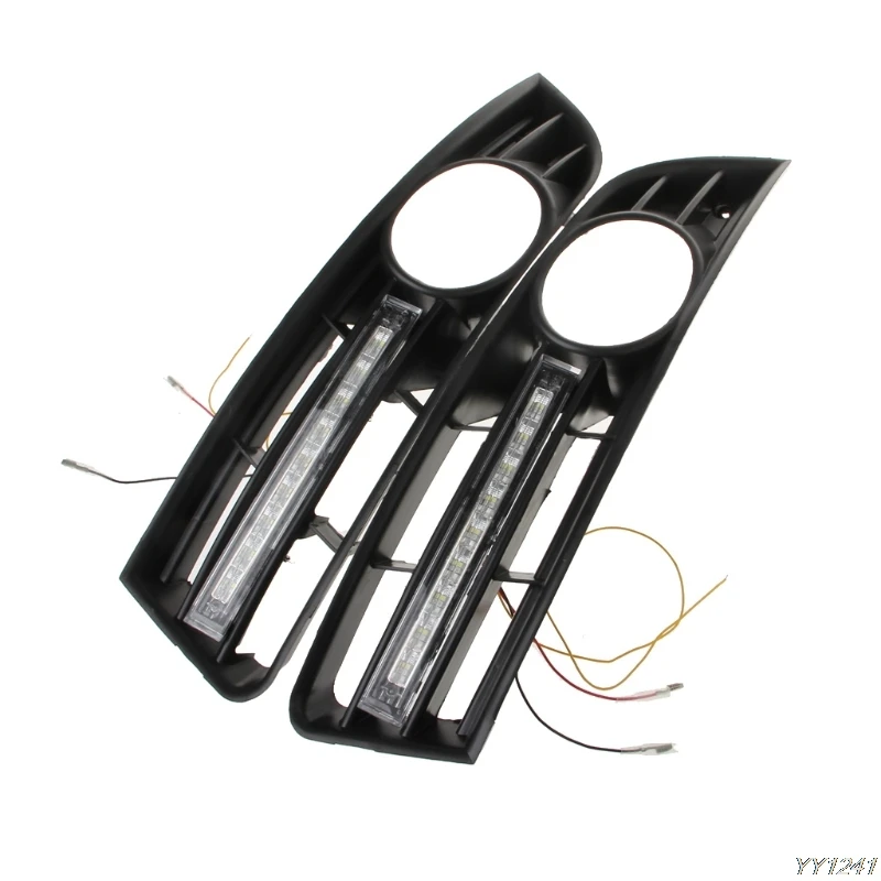 Светодиодсветодиодный дневные ходовые огни для Volkswagen VW Passat B6 2007 2008 2009 2010 2011 DRL