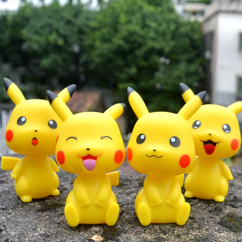 12 см Takara Tomy Pokemon Аниме Пикачу фигурка ПВХ Коллекционная модель Рождественский