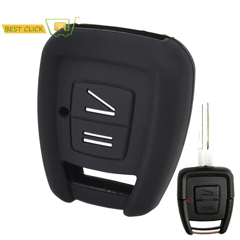 Силиконовый чехол с двумя кнопками для VAUXHALL / OPEL Astra Zafira fronomega Vectra Signum Tigra|2 button|key case