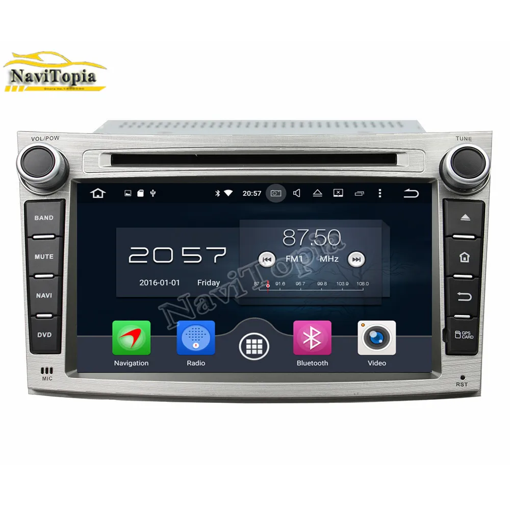 NAVITOPIA 7 &quot4G + 32G Octa Core Android 9 0 автомобильный радиоприемник стерео для Subaru Legacy/outback 2009