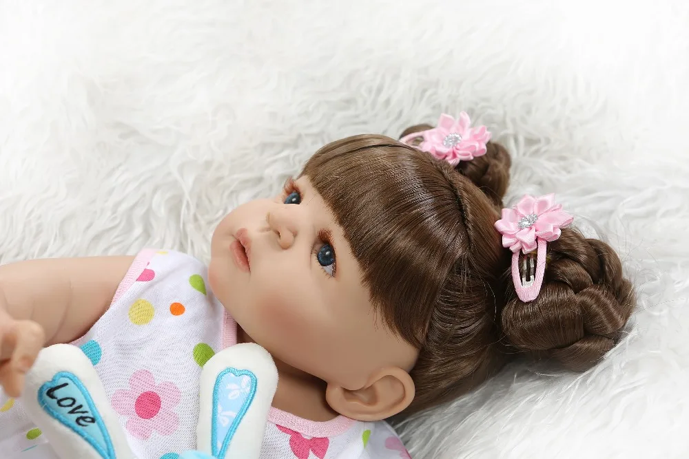 Модная прическа Новорожденные куклы bebes reborn baby girl силиконовая кукла inteiro realista