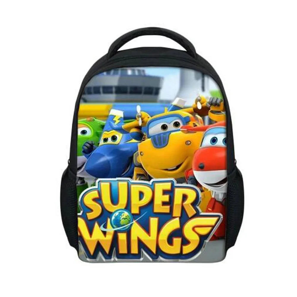 Школьные рюкзаки в стиле аниме Super Wings модный детский рюкзак на плечо дорожный для