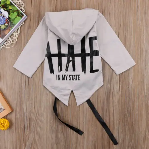 Newborn Baby Kids Long Sleeve Hoodies Coat Boys Sweatshirts Toddler Outerwear Jacket |